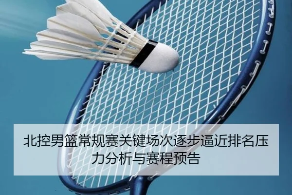 北控男篮常规赛关键场次逐步逼近排名压力分析与赛程预告